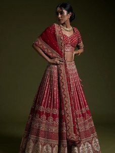 Indian Traditional Wedding Wear Lehenga Choli Beautifully Designed in <b>Sequins</b> Work for Special Occasion and Function for Women - Product Image 1