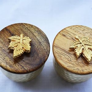 Nuevo Contenedor de Almacenamiento de Latón, Precio Económico, Elegante Tarro para Especias, Azúcar, Té y Almacenamiento en la Cocina, Contenedor de Latón Premium - Product Image 4