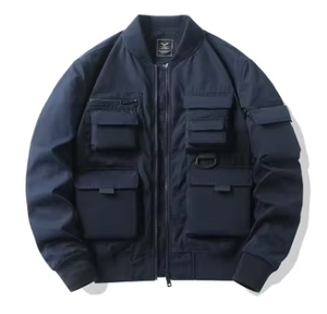 Chaqueta de Piloto para Hombre, Personalizada OEM, Acolchada, Gruesa, Cálida para Invierno, Estilo Retro MA-1, con Cremallera de Cobre - Product Image 6