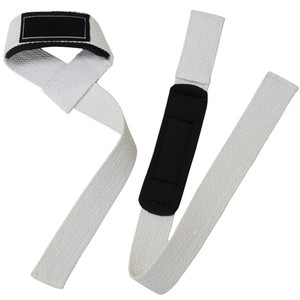 Correas de Levantamiento de Pesas 100% Algodón para Unisex, Logotipo Personalizado, Ajustables, para Gimnasio, Entrenamiento, Fitness - Product Image 3