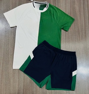 Unisex High Quality Custom Shorts Set Summer <b>Wind</b> <b>Breaker</b> Shirt + Short Hood Custom Logo Print Embroidery Design 100% Cotton set - Product Image 2