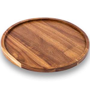 Premium Handmade Classic Design Polished Mango Wood Charger Plate Shape Microwave Safe Eco-Friendly Durable Non-Toxic BPA Free - Product Image 3