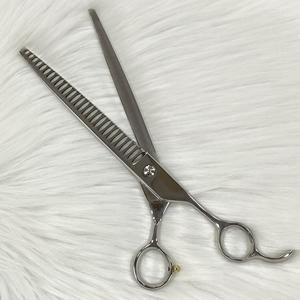 Tijeras Profesionales Ecológicas para Adelgazar el Pelo de Mascotas, Herramientas de Peluquería Canina de Acero Inoxidable de 7.0 Pulgadas - Product Image 4