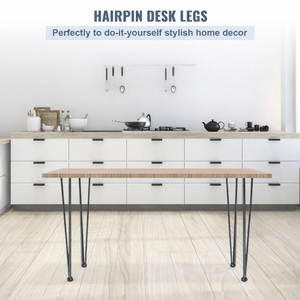 40" Metal Hairpin <b>Table</b> <b>Legs</b> Furniture <b>Legs</b> 3/8 solid steel 880lbs Industrial Metal Desk <b>Legs</b> Coffee <b>Table</b> DIY EDPTBL022 - Product Image 5