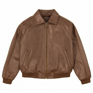 Men's Waterproof Windproof Faux Leather Moto Bomber <b>Jacket</b> with Removable Hood Winter Motorcycle Biker <b>Jacket</b> - Product Image 1