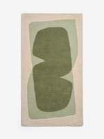 Tapis en laine tufté à la main de forme personnalisée, tapis d'appoint moderne abstrait irrégulier de designer, tapis de sol de luxe fait main