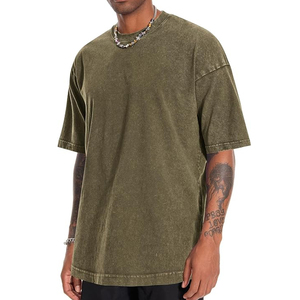 เสื้อยืดคอกลมผ้าฝ้ายทรงหลวมสไตล์วินเทจสำหรับผู้ชาย รับผลิตตามสั่งขายส่ง เนื้อผ้านุ่ม สตรีทแวร์ทันสมัย เสื้อยืดลายวินเทจสำหรับผู้ชาย - Product Image 6