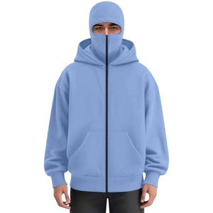 Sudadera con capucha premium con cremallera completa, suave y cómoda, de mezcla de algodón, para hombres, mujeres y adolescentes. - Product Image 1
