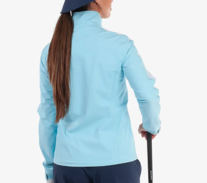Veste de golf d'hiver à capuche personnalisée OEM unisexe, respirante, imperméable, performante, avec logo sur le devant - Product Image 2