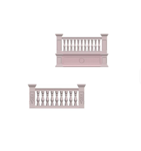 Nuevo Molde para Balaustre de Terraza de Plástico ABS, Estilo Europeo Renfa, Ligero, Color Blanco - Product Image 2