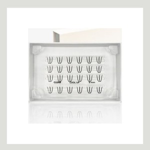 Extensions de cils coréennes Olrio sans colle, cils individuels, pack unique PLUS transparents courts, 2 types, choisissez 1 extension de cils UV - Product Image 3