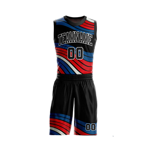 Tenue de basketball en polyester la plus vendue, sans manches, respirante, confortable, unisexe pour adultes, kit avec design par sublimation, service OEM - Product Image 1