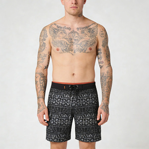 Boardshorts cargo shorts beach shorts 4 way Stretch Men's Gym Shorts with Pocket Quick-Dry Breathable for Training Waterpoof - Product Image 1