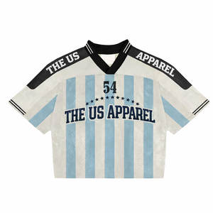 Maillot en maille pour hommes en gros, matière légère et respirante, style streetwear, logo personnalisé, service OEM - Product Image 1