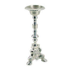 Grand chandelier en métal, support décoratif pour bougies en aluminium moulé, pour bougies piliers - Product Image 5