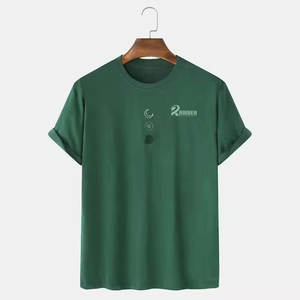 Camiseta de algodón 100% para adultos, transpirable, de manga corta, de alta calidad, para verano, a precio económico. - Product Image 1