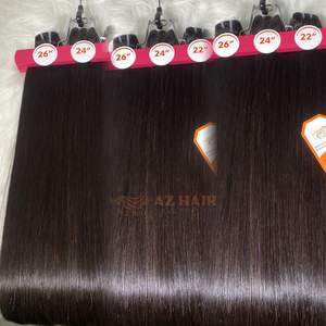 Extensiones de cabello humano vietnamita sin procesar, color negro, sedoso y brillante, listo para enviar, cabello crudo de grado virgen, grado 12A - Product Image 2