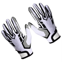 Guantes de Fútbol Americano Super Grip para Adultos y Jóvenes, Rendimiento Mejorado, Antideslizantes, Dedos Completos, Impermeables, para Todas las Temporadas