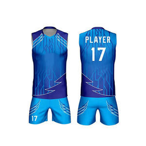Venta al por Mayor de Camisetas Deportivas Personalizadas para Hombre, Manga Larga, Diseños de Sublimación OEM con Bordado, Ropa de Voleibol, Servicio OEM - Product Image 1