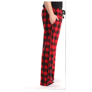 <b>Men</b> Winter Casual Straight Knitted Flannel Sleep Pants Polyester/Nylon Breathable Anti-Wrinkle Eco-Friendly Windproof Trousers - Product Image 1