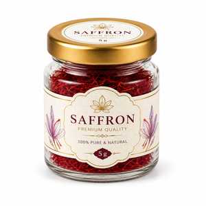 Safran de Mongra du Cachemire de qualité alimentaire, épices et herbes uniques, 100% pur, rouge or, à prix avantageux - Product Image 1