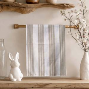 Paños de Cocina a Rayas 100% Algodón, Alta Absorbencia, Paños de Cocina de Lino a Precio de Fábrica - Product Image 1