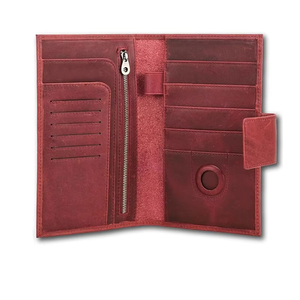 กระเป๋าสตางค์ผู้หญิงทรงยาว ดีไซน์ใหม่ล่าสุด หนังแท้ - Product Image 5