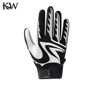 Guantes de Fútbol Americano con Acolchado Adhesivo y Características Antideslizantes, Impermeables, Elásticos, con Correa Ajustable para la Muñeca, para Rugby en Interiores - Product Image 3