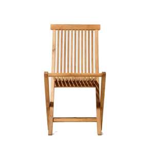 Silla de Comedor de Madera de Teca Sólida Natural para Exteriores – Elegante para Fabricantes de Muebles de Restaurantes y Cafeterías - Product Image 5