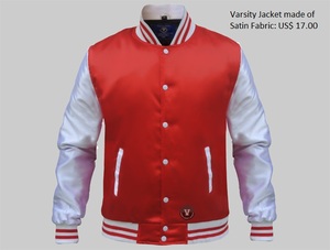 Personnalisable léger Satin soie manteau d'hiver hommes Original américain Varsity Letterman Style respirant grande taille veste - Product Image 4