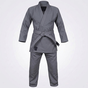 Uniformes d'arts martiaux en mélange de coton poly, respirants, durables, pour l'entraînement et la compétition, karaté, judo, taekwondo, Gi - Product Image 2