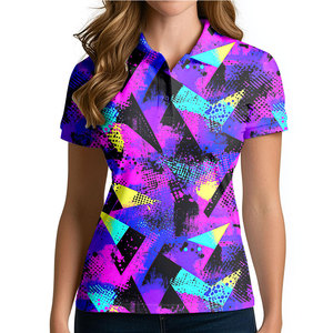 Polos de Golf Modernos y Transpirables para Mujer, Tejido Ligero de Alto Rendimiento para el Campo de Golf, Moda Casual y Uso Diario - Product Image 1