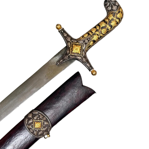 Épée en acier inoxydable sculptée en 3D faite à la main avec manche personnalisé et lame polie pour collectionneurs, expositions historiques et décoration - Product Image 6