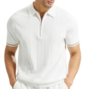 Camiseta de Punto de Manga Corta para Hombre, 100% Algodón, Transpirable, Corte Regular Informal, Diseño en Bloques Verde Marino, Logotipo Frontal - Product Image 2
