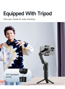 Stabilisateur de cardan M02 avec suivi automatique IA, télécommande magnétique, stabilisateur 3 axes, prise de vue multi-modes, TikTok - Product Image 3