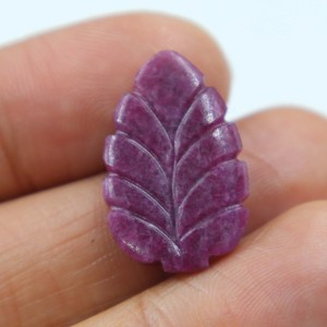 พลอยทับทิมแดงธรรมชาติแกะสลักทรงคาโบชอง พลอยทับทิมแกะสลักขัดเรียบ ขายส่งจากผู้ผลิตสำหรับอัญมณีทำเครื่องประดับ - Product Image 3