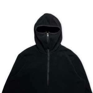 OEM Custom Logo <b>Men</b> <b>Face</b> <b>Mask</b> Full Zip Balaclava Hoodie Full Coverage Kangaroo Pocket Blackout Pullover 100% Cotton Winter - Product Image 5
