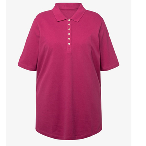 เสื้อโปโลผู้หญิงสั่งทำขายส่ง OEM ระบายอากาศได้ดี ไซส์ใหญ่ สำหรับกอล์ฟ เทนนิส ชุดกีฬา แขนสั้น สวมใส่สบาย - Product Image 1