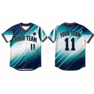 เสื้อเบสบอลแบบใหม่ พิมพ์ชื่อได้ตามต้องการ ผ้าโพลีเอสเตอร์ 100% ราคาดีที่สุด - Product Image 5