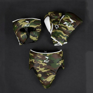 Ensemble de boxe Fly de haute qualité en gros, kit de boxe Fly professionnel en cuir véritable, ensemble de sparring Fly personnalisé - Product Image 1