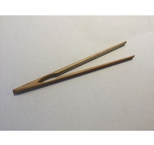 Pinzas de Bambú Ecológicas para Alimentos, Pinzas Resistentes para Pan, Pinzas para Asar a la Parrilla, Pinzas para Tostar, para Cocina, Restaurante, Exteriores, Pedidos al por Mayor - Product Image 4