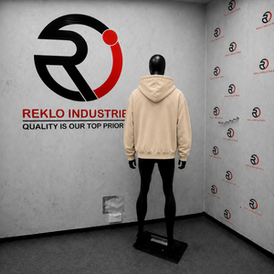 Sweat à capuche zippé oversize bleu beige brodé, 100% coton premium, streetwear, mode décontractée pour homme, vêtements d'hiver - Product Image 4