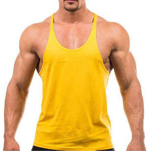 Camisetas sin mangas personalizadas para hombre, de algodón, estilo culturismo, tipo stringer, en oferta. - Product Image 2