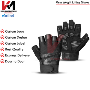 Guantes de Levantamiento de Pesas Directo de Fábrica, Diseño de Neopreno de Medio Dedo para Agarre Resistente al Agua, Pedidos al por Mayor - Product Image 2