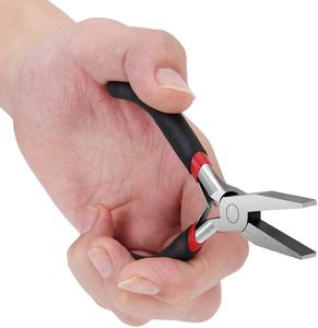 Outils de fabrication de bijoux Mini pinces couleur fil pince usine directe femme fabrication de bijoux bricolage pince à bec plat fournisseur - Product Image 2