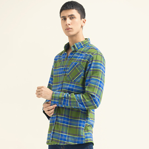 Chemise en flanelle décontractée de qualité supérieure 100% coton pour hommes, prix de gros, chemise décontractée pour hommes, vêtements de mode - Product Image 2