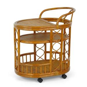 รถเข็นกาแฟหวายราคาถูก รถเข็นเครื่องดื่มขายดี รถเข็นบาร์สานมือ รถเข็นเครื่องดื่ม - Product Image 1