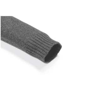 Cárdigan de moda de textura suave antiarrugas ligero OEM personalizado para mujer lana merino fina suelta cuello redondo estilo chino - Product Image 3