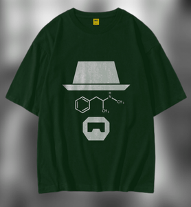 T-shirt pour homme 100% coton, style streetwear vintage, coupe ample, épaules tombantes, logo personnalisé imprimé, tissu lourd 240 GSM - Product Image 4
