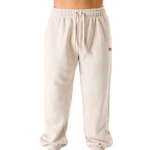 Pantalon de jogging unisexe en molleton de blé, mélange de coton doux, coupe décontractée, personnalisable avec logo OEM, approvisionnement en gros - Product Image 1